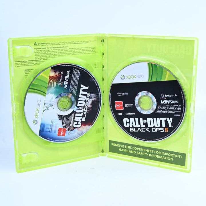 Call of Duty Black Ops 1 & 2 Combo Pack - Xbox 360 Game - PAL - FREE POST!
