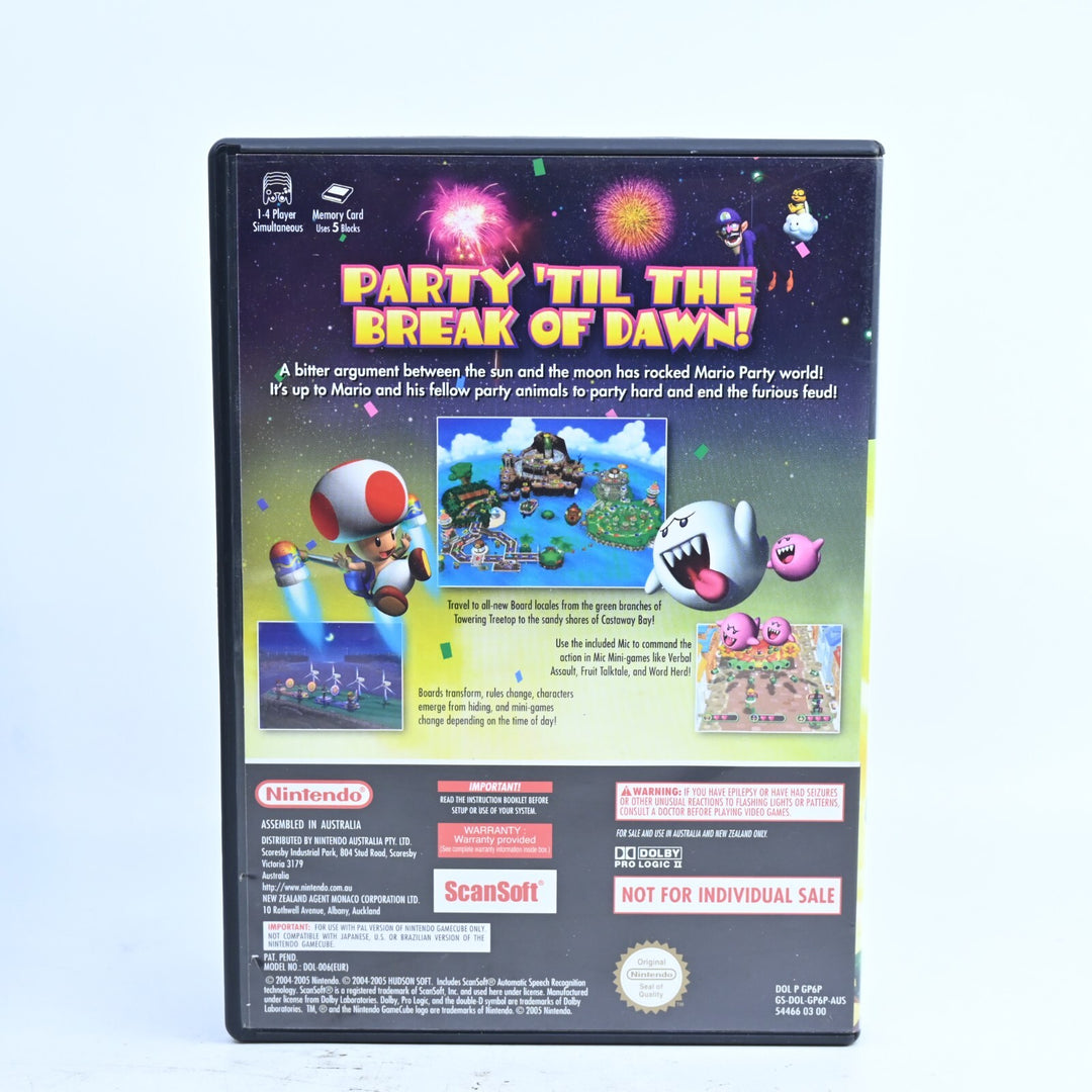 Mario Party 6 + Microphone - Nintendo Gamecube Game + Manual - PAL - FREE POST!