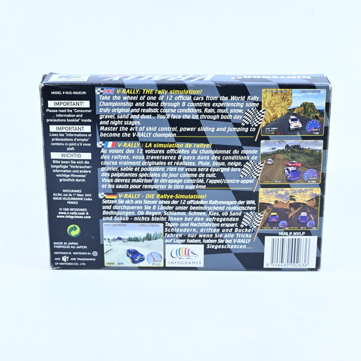 V-Rally 99 Edition - N64 / Nintendo 64 Boxed Game - PAL - FREE POST!