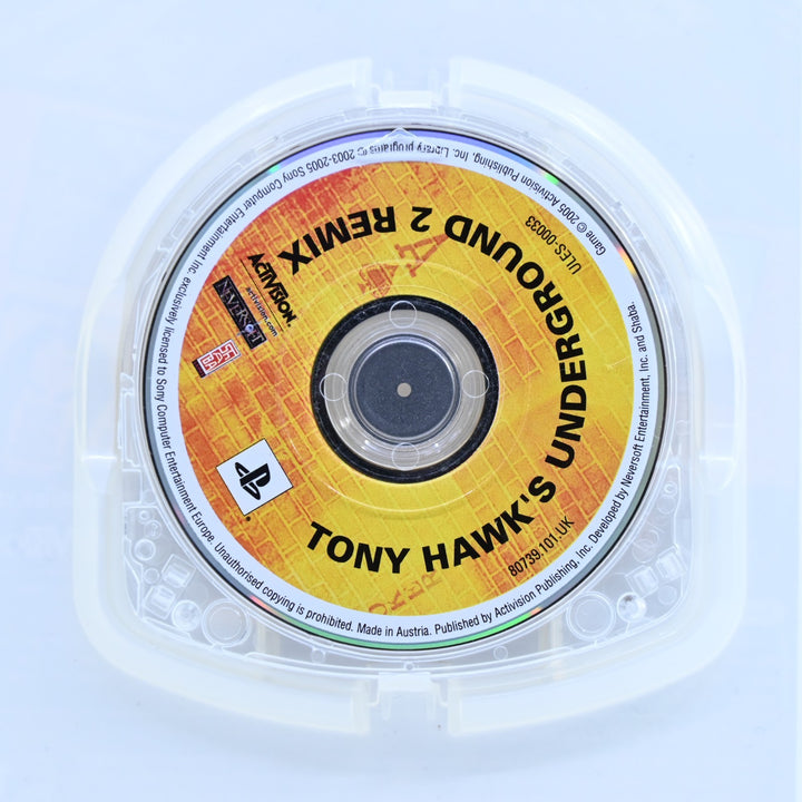 Tony Hawk's Underground 2 Remix - Sony PSP Game - No Manual - FREE POST!
