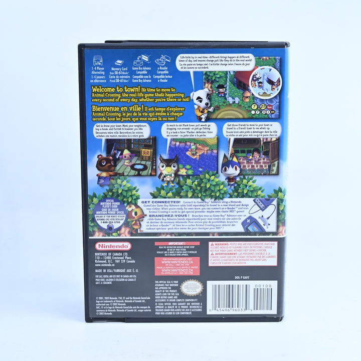 Animal Crossing + Memory Card - Nintendo Gamecube Game + Manual - NTSC-U/C