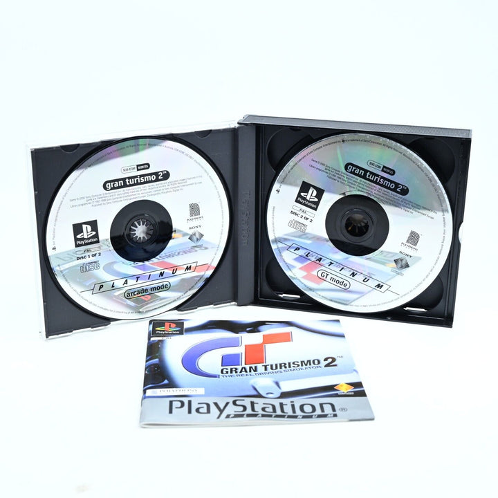 Gran Turismo 2  + Manual - Sony Playstation 1 / PS1 Game - PAL - MINT DISCS!