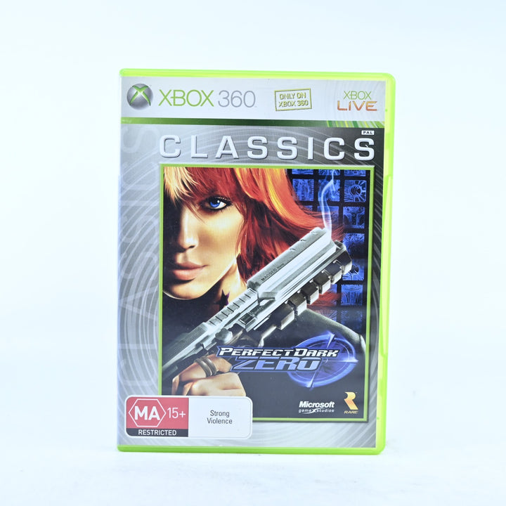Perfect Dark Zero - Xbox 360 Game - No Manual - PAL - MINT DISC!