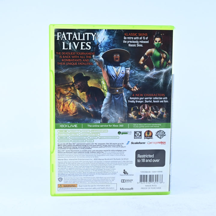 Mortal Kombat Komplete Edition - Xbox 360 Game - No Manual - PAL - MINT DISC!