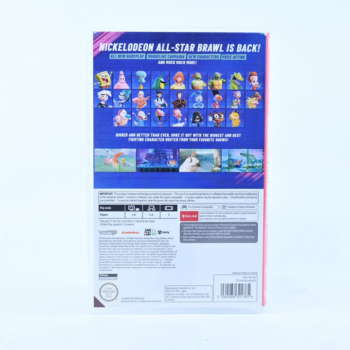 Nickelodeon All-Star Brawl 2 - Nintendo Switch Game - FREE POST!