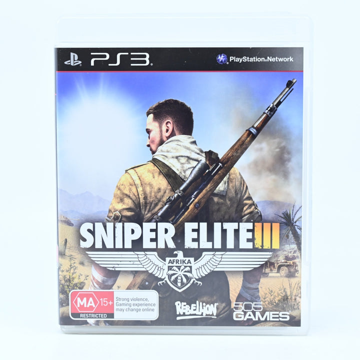 Sniper Elite III 3 Afrika - Sony Playstation 3 / PS3 Game + Manual - FREE POST!