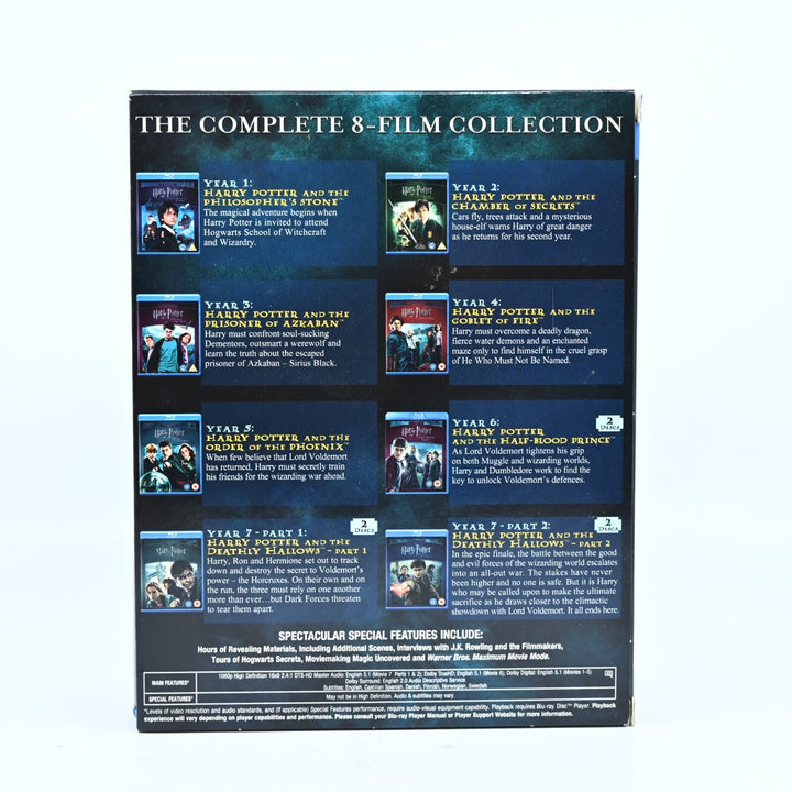 Harry Potter - The Complete 8 Film Collection - UK PAL - Blu-ray - MINT DISC!