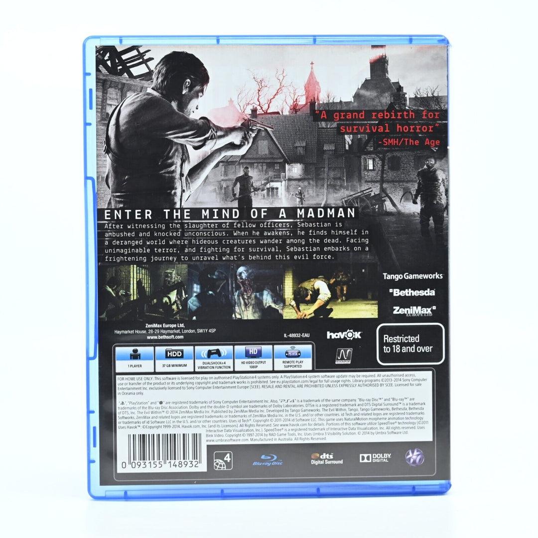 The Evil Within - Sony Playstation 4 / PS4 Game - FREE POST!