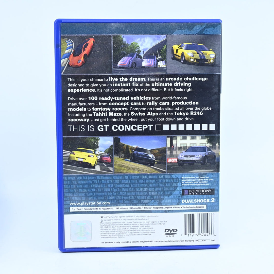 Gran Turismo Concept 2002 Tokyo-Geneva - Sony Playstation 2 / PS2 Game + Manual
