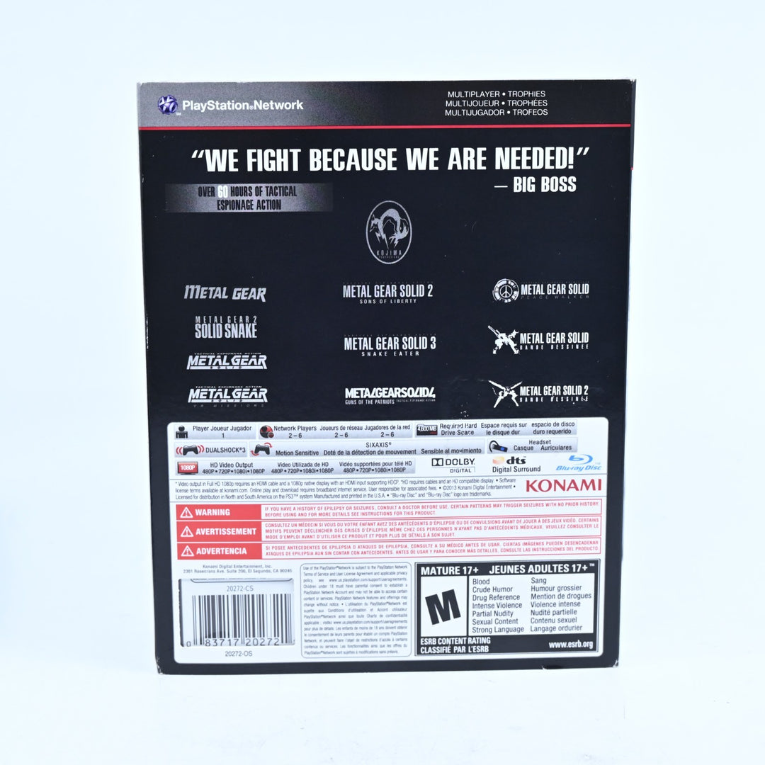 Metal Gear Solid: The Legacy Collection - Sony Playstation 3 / PS3 Game