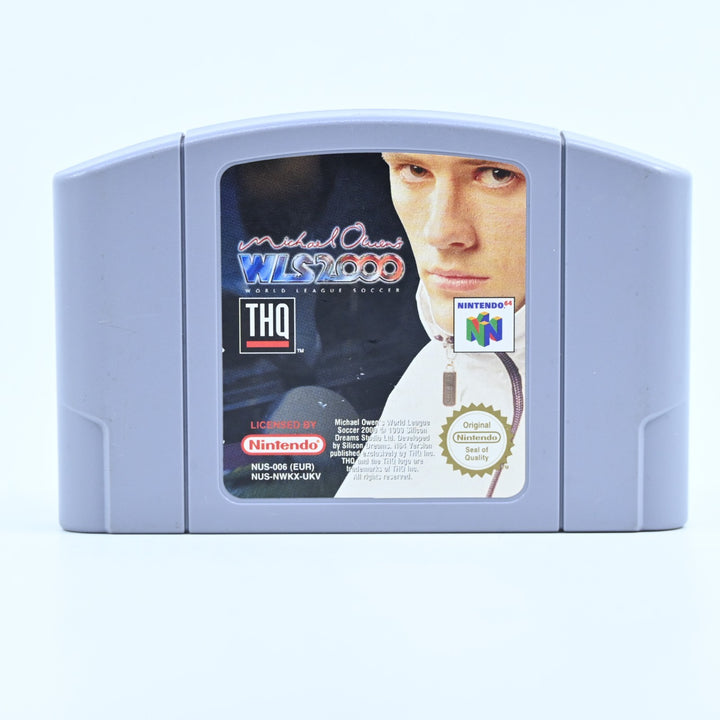 Michael Owen's WLS 2000 - World League Soccer - N64 / Nintendo 64 Game - PAL