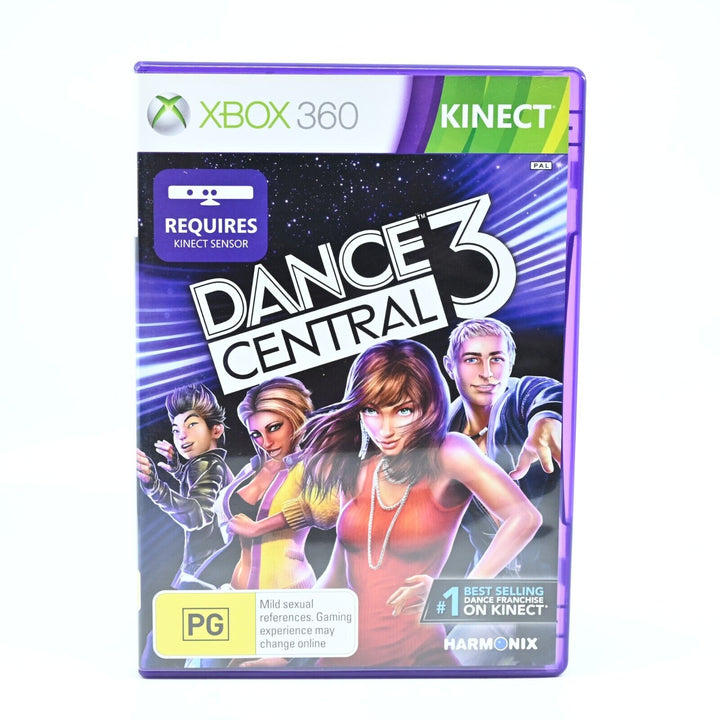 Dance Central 3 - Xbox 360 Game + Manual - PAL - MINT DISC!