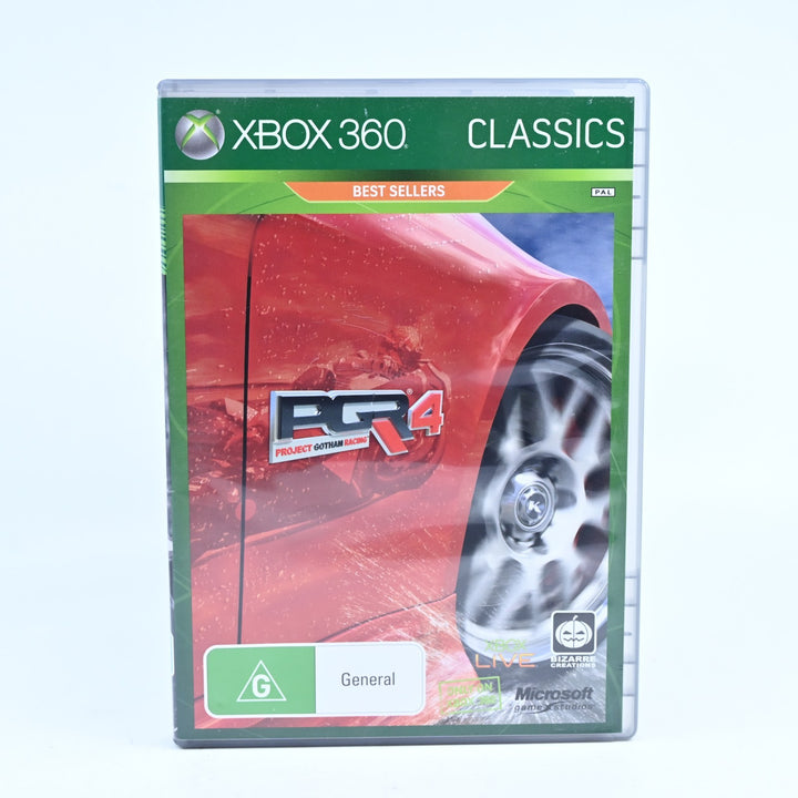 Project Gotham Racing 4 - PGR 4 - Xbox 360 Game + Manual - PAL - MINT DISC!
