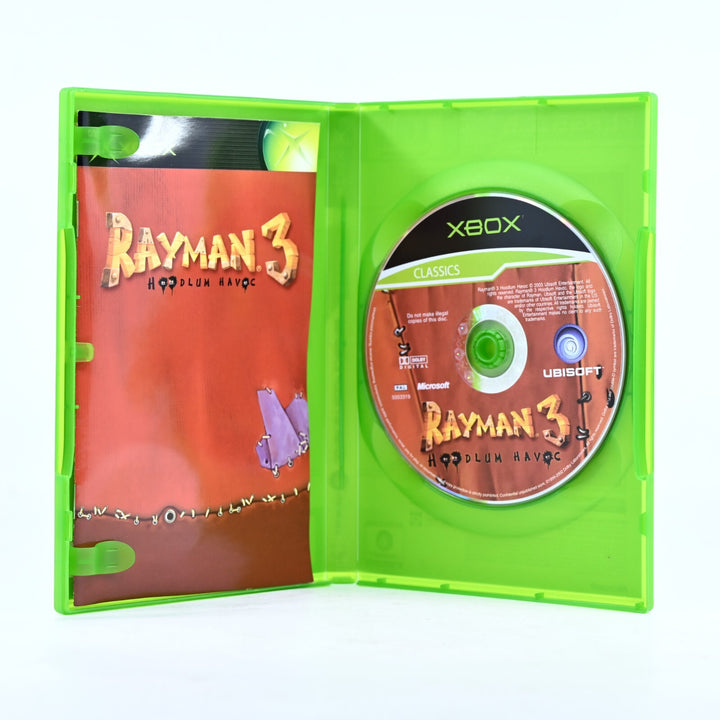 Rayman 3: Hoodlum Havoc  - Original Xbox Game + Manual - PAL - MINT DISC!