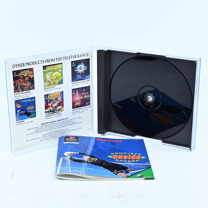 Onside - Sony Playstation 1 / PS1 Game + Manual - PAL - MINT DISC!