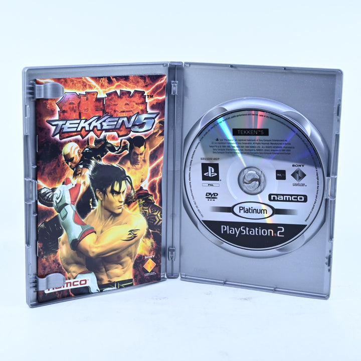 Tekken 5 - Sony Playstation 2 / PS2 Game + Manual - PAL - MINT DISC!