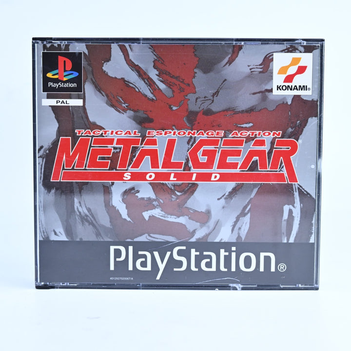 Metal Gear Solid - Sony Playstation 1 / PS1 Game - Complete - PAL - MINT DISCS!