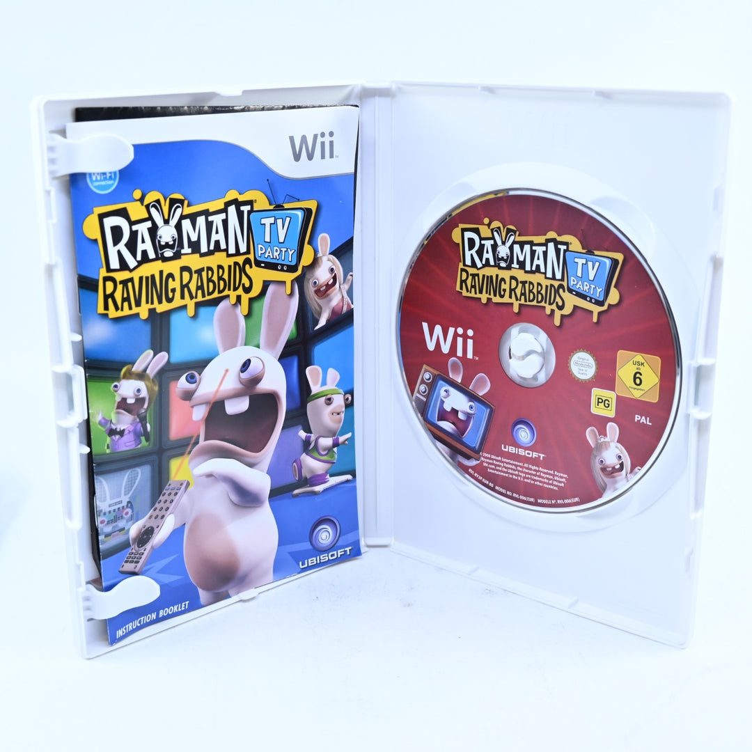 Rayman Raving Rabbids: TV Party - Nintendo Wii Game + Manual - PAL