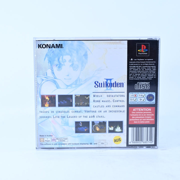 Suikoden II - Sony Playstation 1 / PS1 Game + Manual - PAL - MINT DISC!
