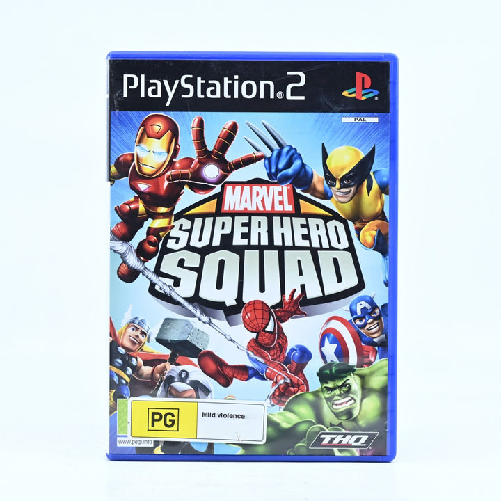 Marvel Super Hero Squad - Sony Playstation 2 / PS2 Game + Manual - PAL