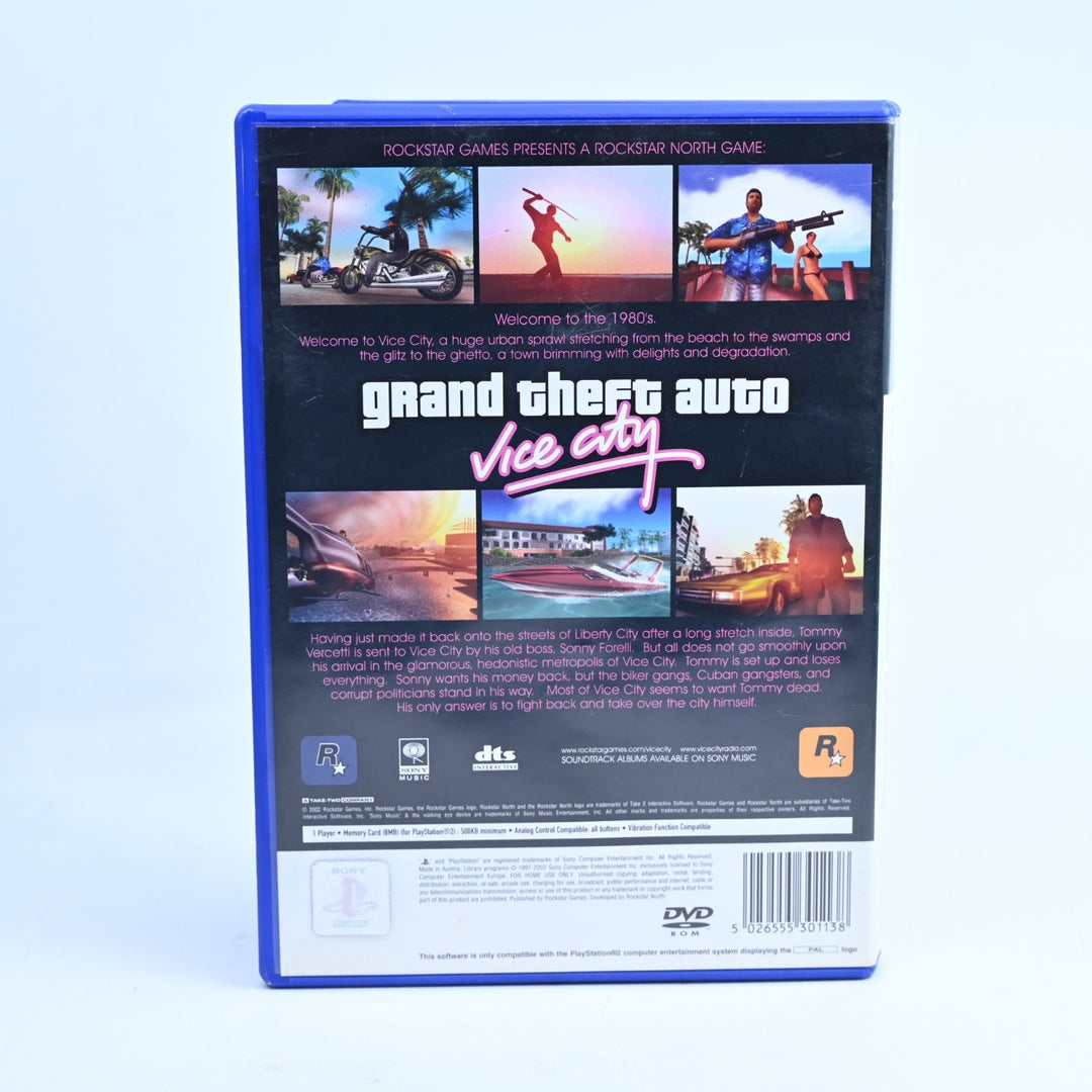 Grand Theft Auto: Vice City - PS2 Game + Manual - No Map - PAL