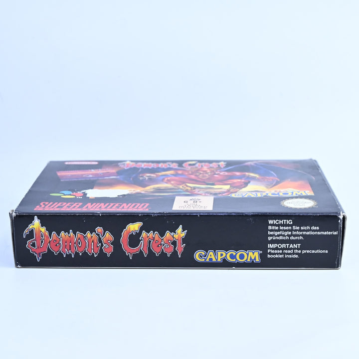 Demon's Crest - Super Nintendo / SNES Boxed Game - No Manual - PAL - FREE POST!