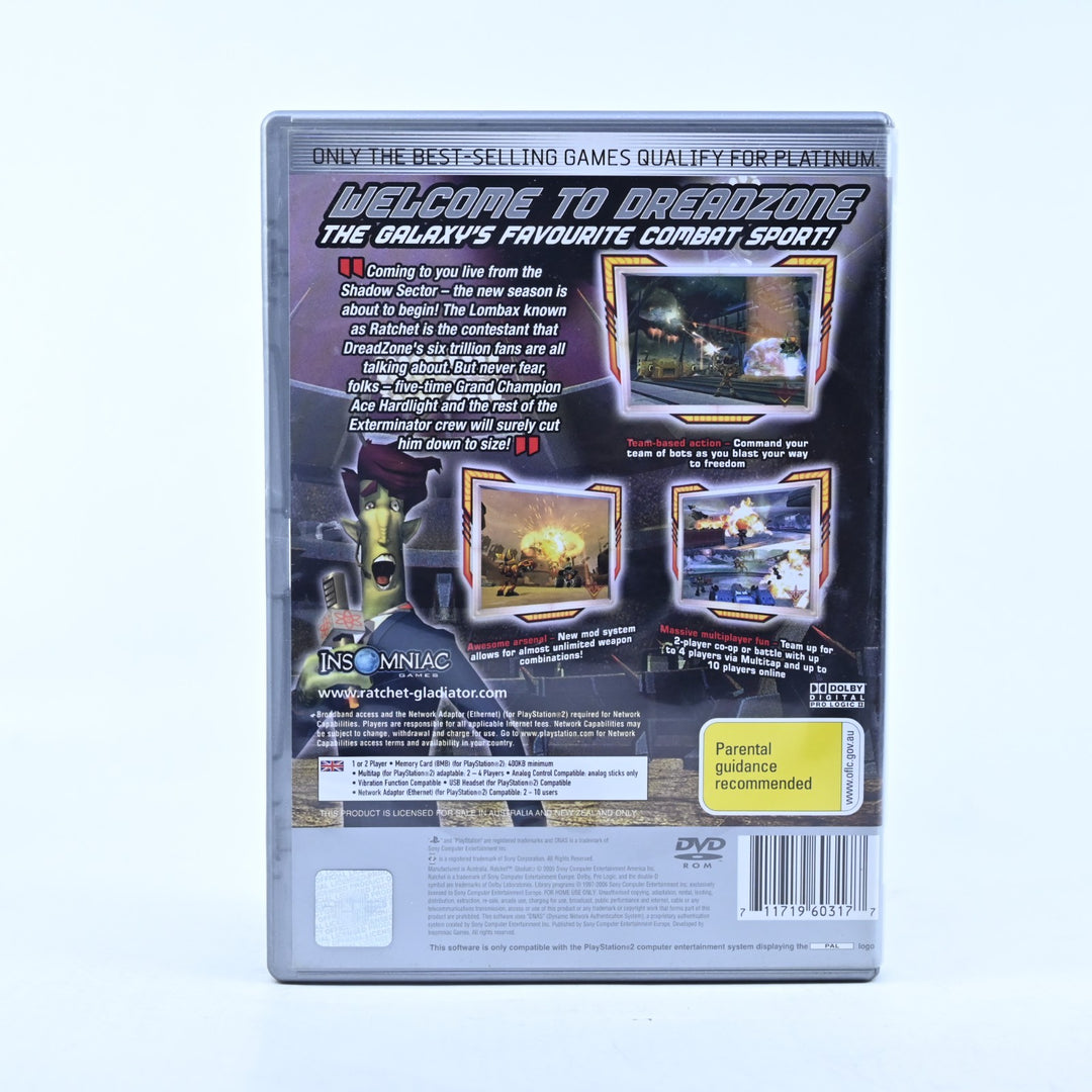 Ratchet Gladiator  - Sony Playstation 2 / PS2 Game + Manual - PAL - MINT DISC!