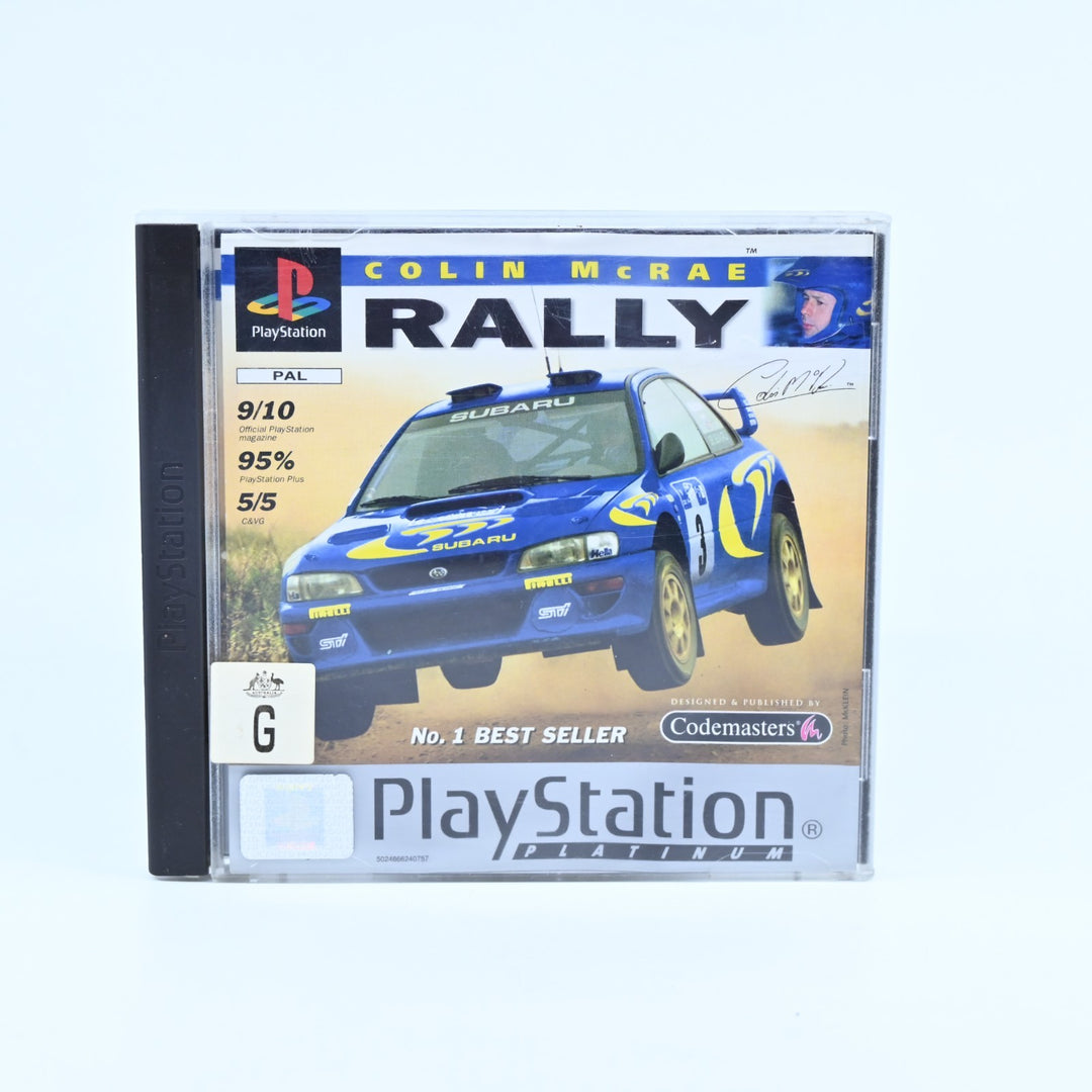 Colin McRae Rally - Sony Playstation 1 / PS1 Game + Manual - PAL - MINT DISC!