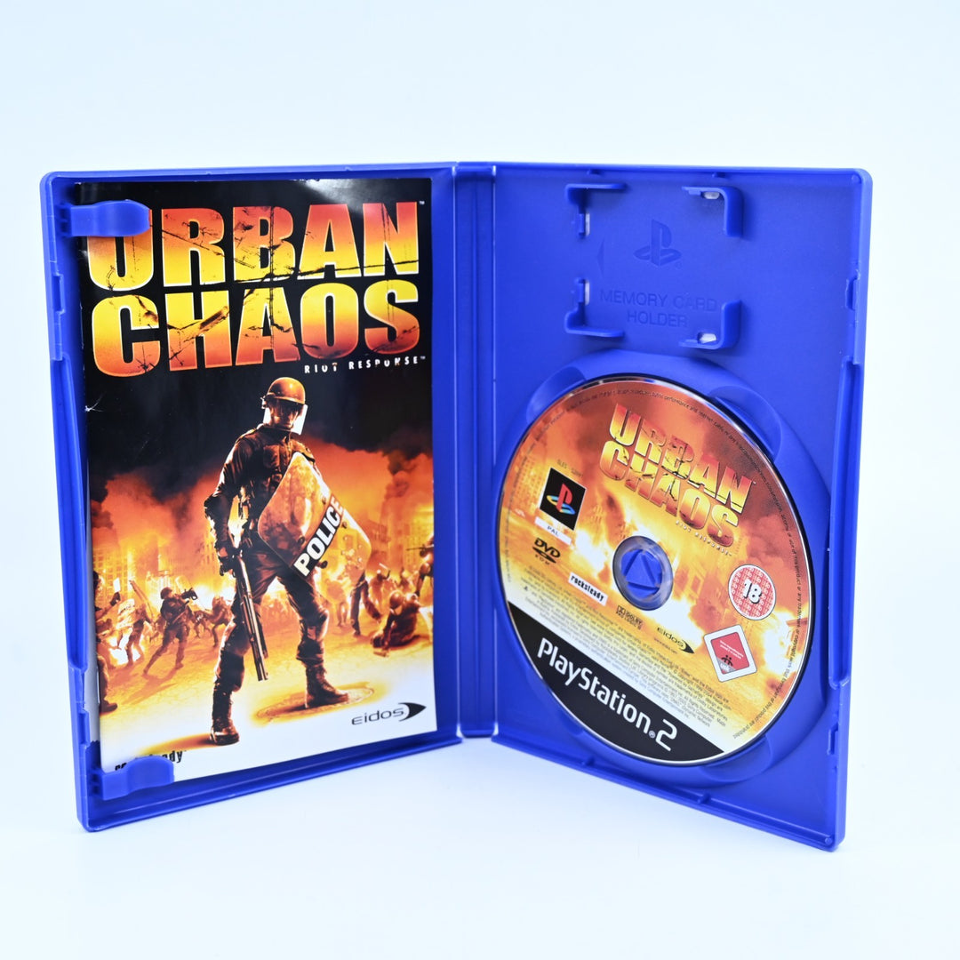Urban Chaos: Riot Response - Sony Playstation 2 / PS2 Game + Manual - MINT DISC!