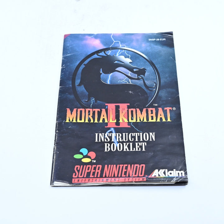 Mortal Kombat II - Super Nintendo / SNES Boxed Game - PAL - FREE POST!