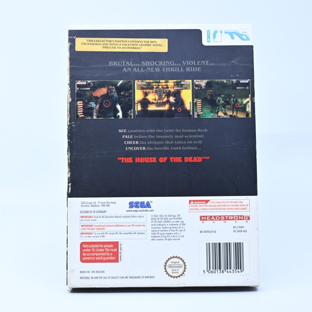 The House of the Dead - Overkill Collector's Edition -Nintendo Wii Game + Manual
