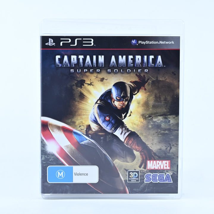 Captain America: Super Soldier - Sony Playstation 3 / PS3 Game + Manual