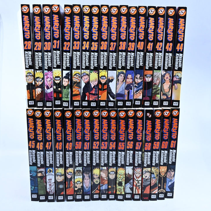 Naruto - Volumes 28-61 - Masashi Kishimoto - Viz Media - Manga