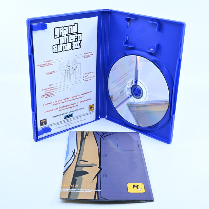 Grand Theft Auto III - Sony Playstation 2 / PS2 Game + Manual + Map - MINT DISC!