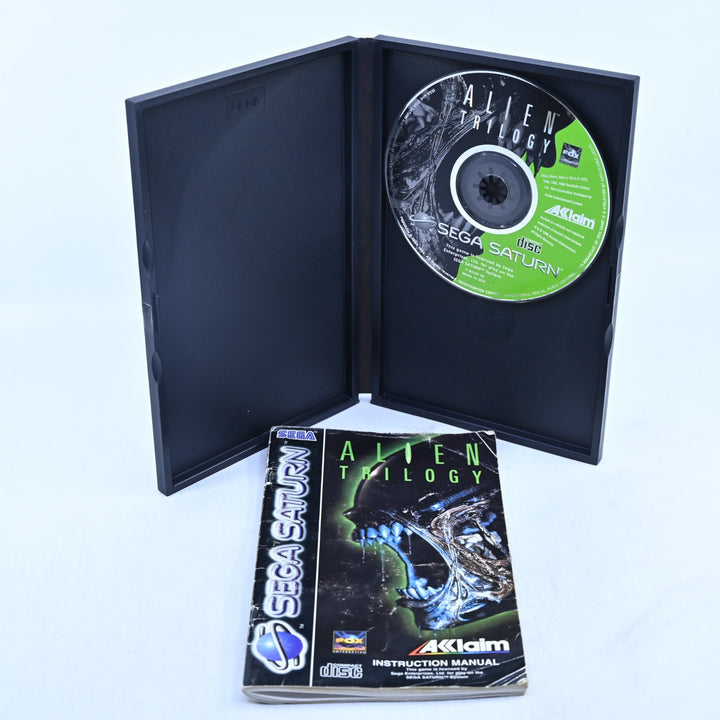 Alien Trilogy - Sega Saturn Game + Manual - PAL - MINT DISC!