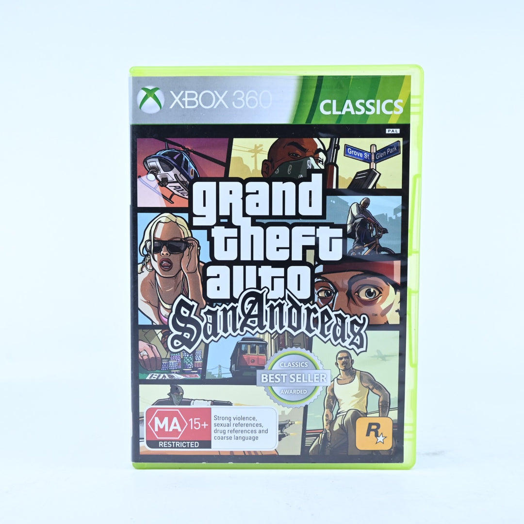 Grand Theft Auto: San Andreas - Xbox 360 Game - No Map - No Manual - PAL
