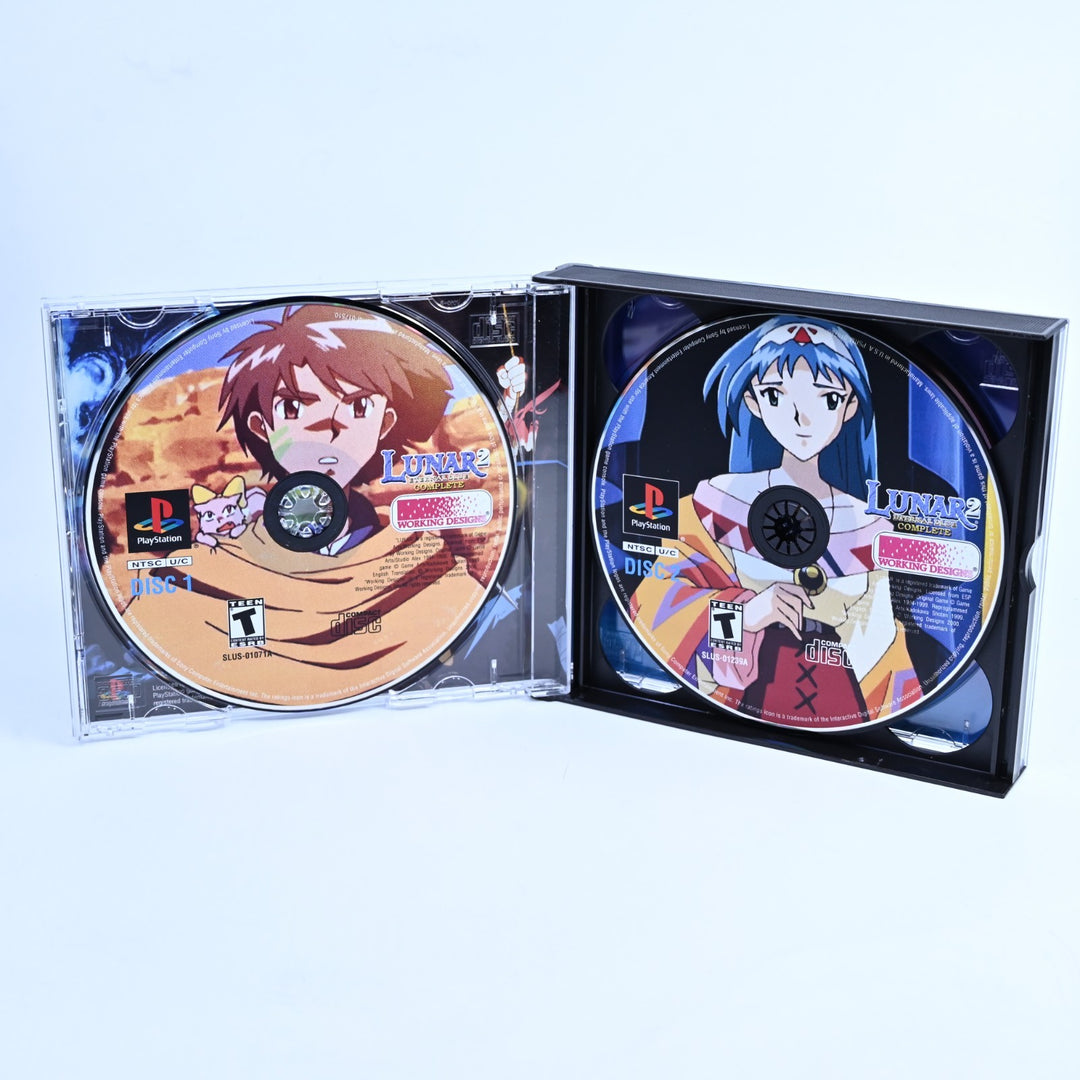 Lunar 2: Eternal Blue - Complete - PS1 Game + Manual - No Pendant or Soundtrack
