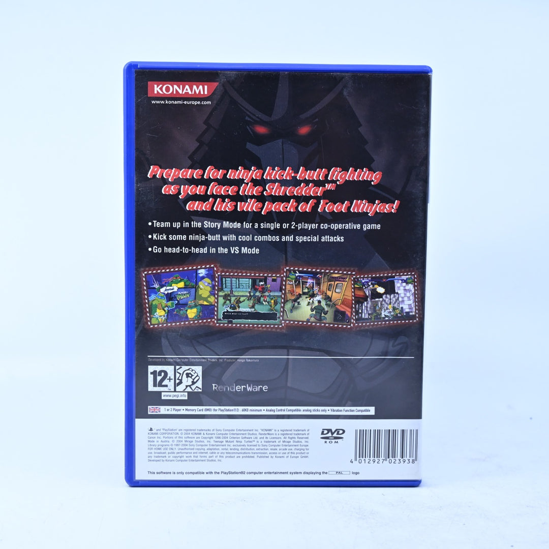 Teenage Mutant Ninja Turtles - Sony Playstation 2 / PS2 Game + Manual - PAL