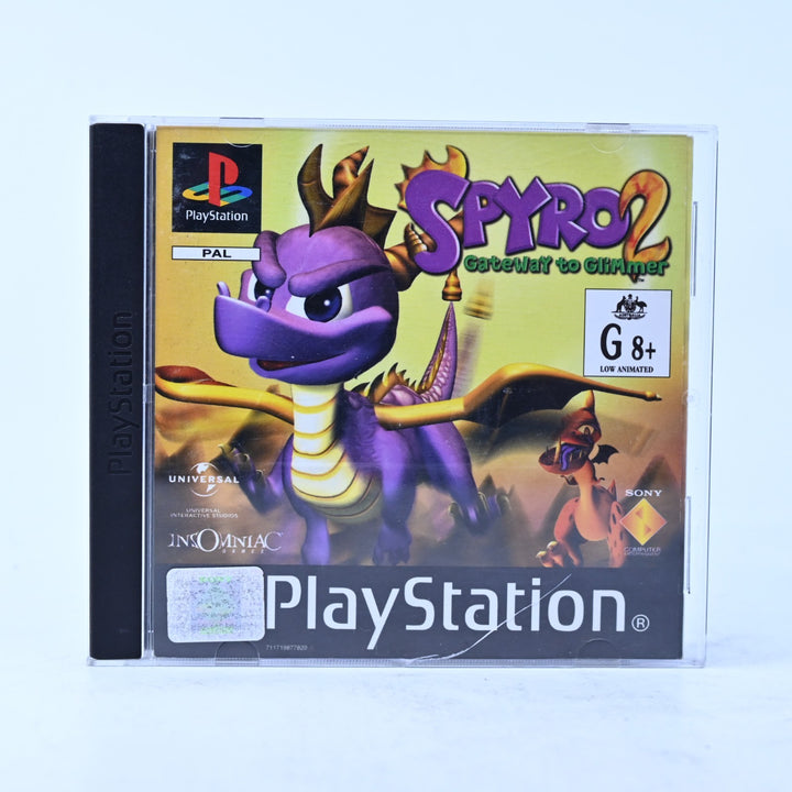 Spyro 2: Gateway to Glimmer - Sony Playstation 1 / PS1 Game + Manual - PAL