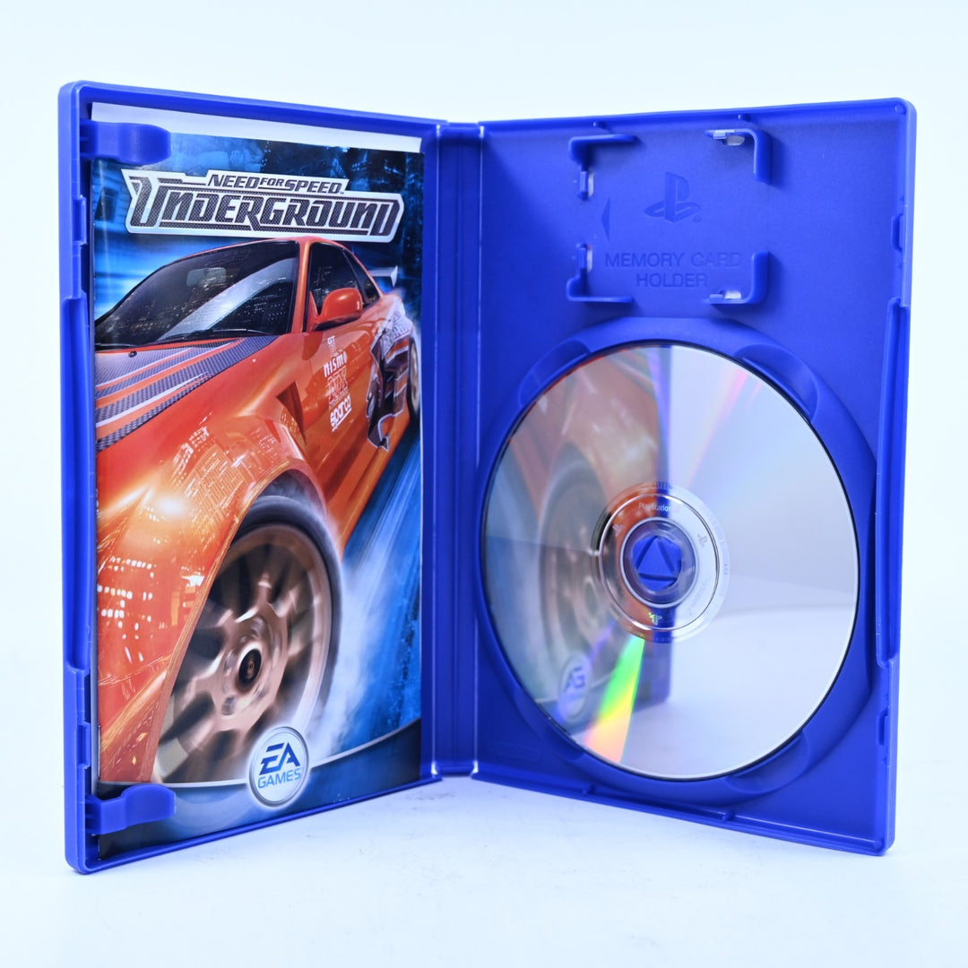 Need for Speed Underground - Sony Playstation 2 / PS2 Game + Manual - PAL