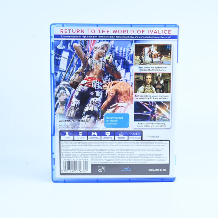 Final Fantasy XII: The Zodiac Age - Sony Playstation 4 / PS4 Game - FREE POST!