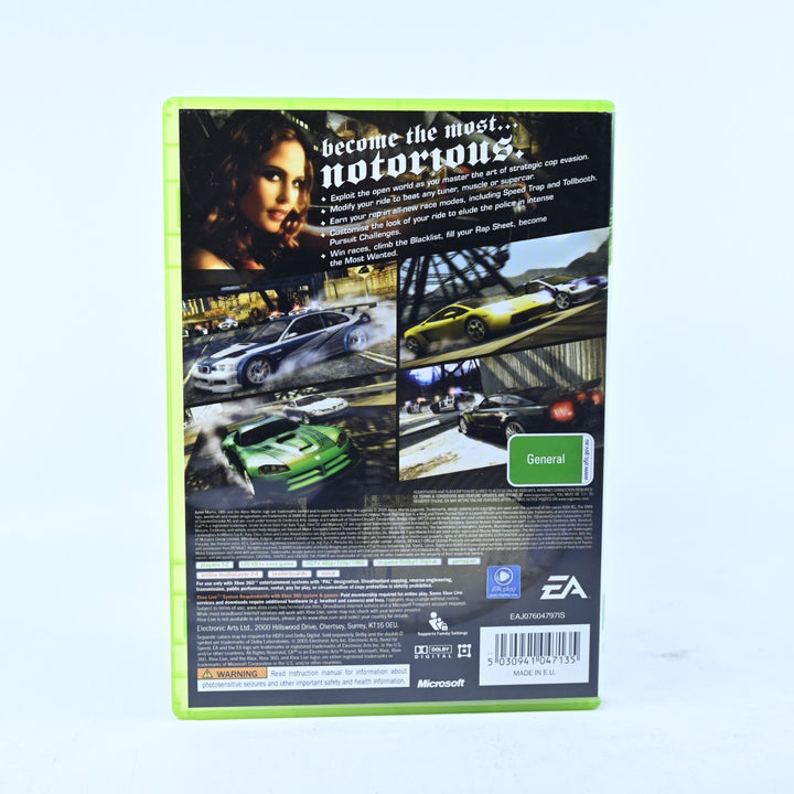 Need for Speed: Most Wanted - Xbox 360 Game + Manual - PAL - MINT DISC!