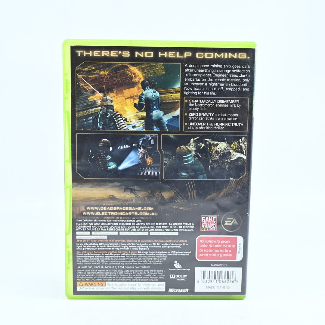 Dead Space - Xbox 360 Game + Manual - PAL - MINT DISC!