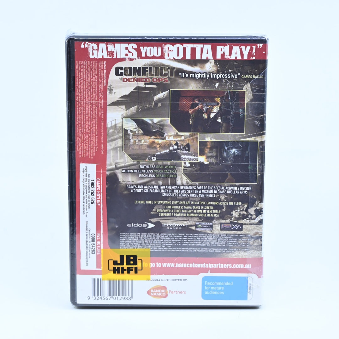 Conflict: Denied Ops - SEALED - Bandai Namco - PC Game