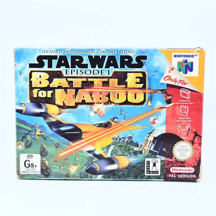 Star Wars Episode 1 Battle for Naboo - N64 / Nintendo 64 Boxed Game - PAL