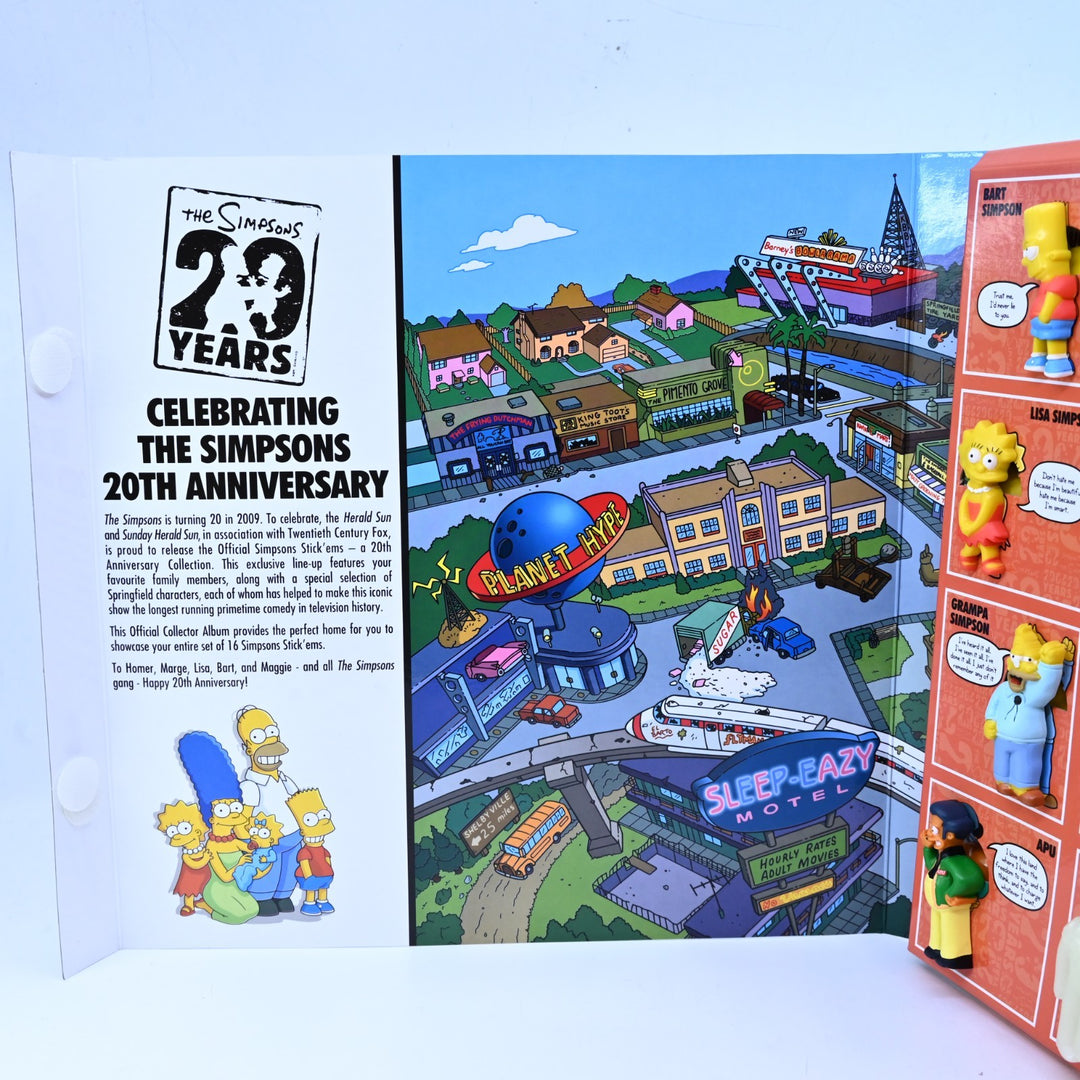 The Simpsons Stick'Ems 20th Anniversary - Herald Sun - Miscellaneous
