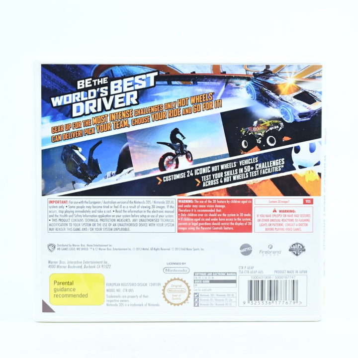 Hot Wheels: World's Best Driver - Nintendo 3DS Game - PAL FREE POST