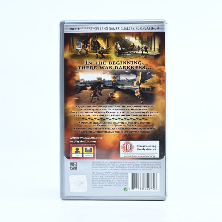 God of War: Chains of Olympus - No Manual - Sony PSP Game - FREE POST!