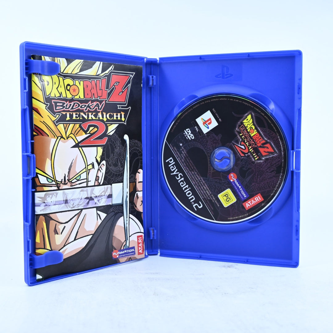 Dragon Ball Z Budokai Tenkaichi 2 - Sony Playstation 2 / PS2 Game + Manual