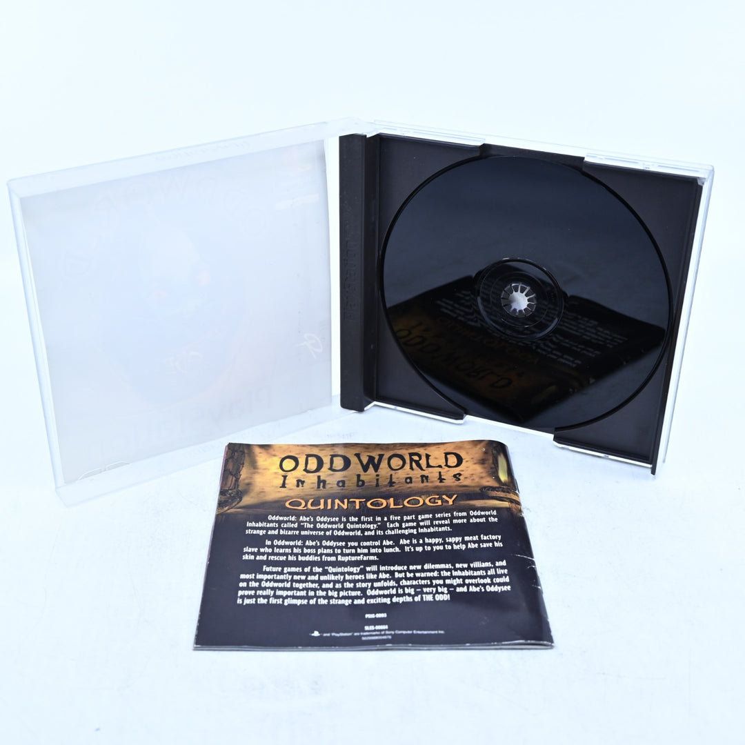 Oddworld: Abe's Oddysee - Sony Playstation 1 / PS1 Game + Manual - PAL